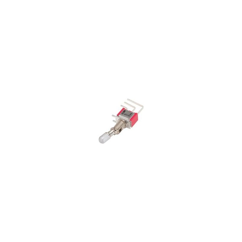 1 pcs : 2M1-DP3-T1-B1-M2QE - Toggle Switches 2-pole, ON - OFF - ON, 5A/2A 125VAC or 28VDC/250VAC not HP rated, Non-Illuminated, 
