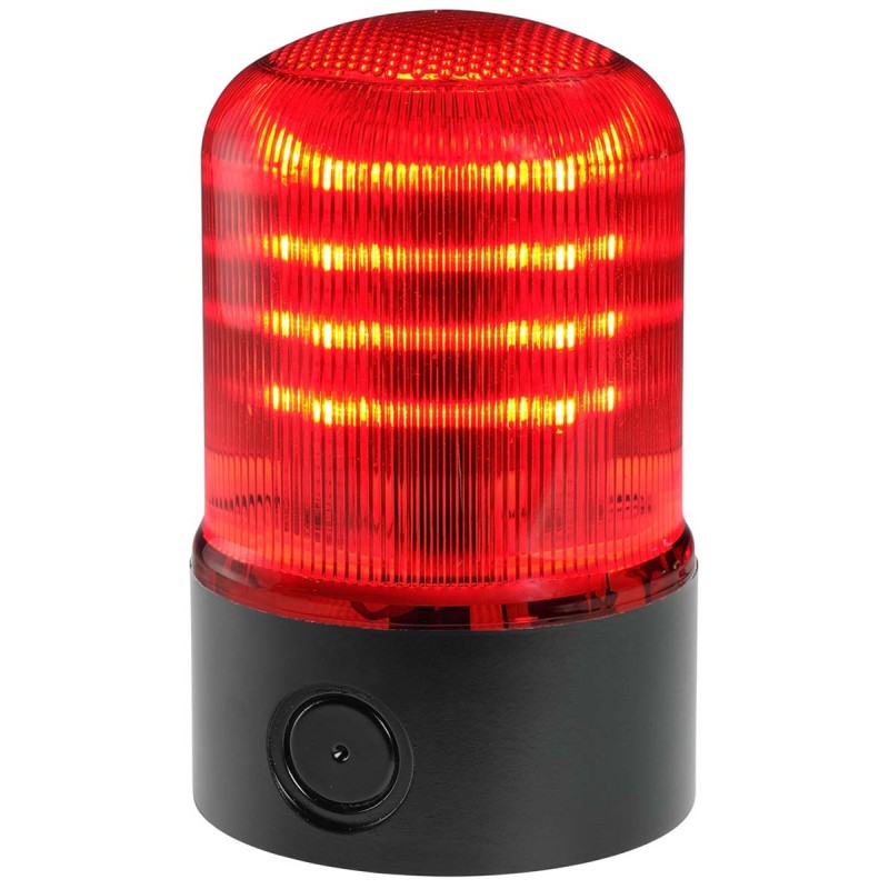 1 pcs - RS PRO Red Multiple Effect Beacon, 12 V ac/dc, 24 V ac/dc, Base Mount, LED Bulb