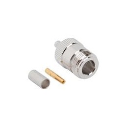 1 pcs : 172216 - RF Connectors / Coaxial Connectors N STRAIGHT CRIMP JACK LMR 200