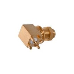 1 pcs : 142-0701-501 - RF Connectors / Coaxial Connectors PC R/A BLHD JCK GLD .155' LEGS