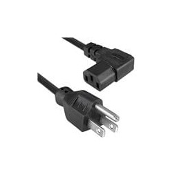 1 pcs : 313010-01 - Test Equipment Power Cords SJT, 3X16 BLK 6.56' R/A 125V 10A