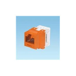 1 pcs : NK688MOR - Modular Connectors / Ethernet Connectors NK Cat 6 punchdown jack module - Orange