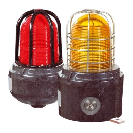 1 pcs - Eaton HAC LD15 Series Red Beacon, 12-48 V, Direct Mount with Backstrap, LED Bulb