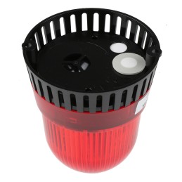1 pcs - Werma 420 Series Red Sounder Beacon, 24 V ac/dc, IP65, Surface Mount, 105dB at 1 Metre