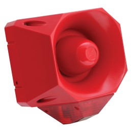 1 pcs - Eaton Series Red Sounder Beacon, 230 V ac, IP66, Wall Mount, 110dB at 1 Metre