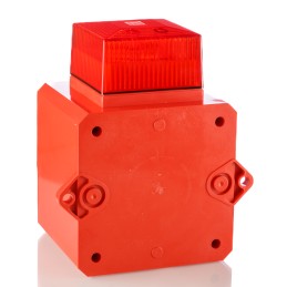 1 pcs - Clifford & Snell YL5IS Series Red Sounder Beacon, 12 - 24 V dc, IP65, Fixed Mount, 105dB at 1 Metre