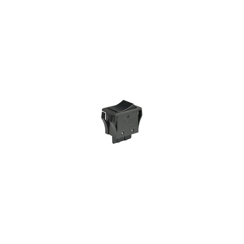1 pcs : JWM11RAA/UCV - Rocker Switches SPST TV5 RATED BLACK CAP & BODY