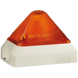 1 pcs - Pfannenberg PY X-M-10 Series Amber Flashing Beacon, 230 V ac, Panel Mount, Xenon Bulb