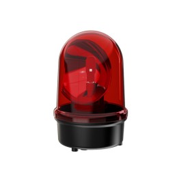 1 pcs - Werma Red Rotating Beacon, 115 - 230 V, Base Mount, LED Bulb, IP65