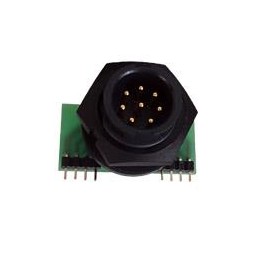 1 pcs : 7251-4PG-300 - Standard Circular Connector RA PCB Mount 4P M Wide Board Layout