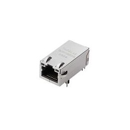 1 pcs : TMJY611DGDZ4NL - Modular Connectors / Ethernet Connectors CONN JACK 1PORT 10G BASE-T