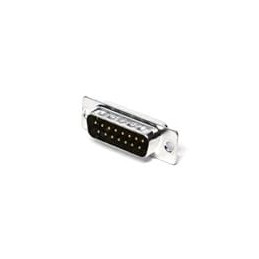 1 pcs : L717DFA15P - D-Sub Standard Connectors 15P MALE SHELL SZ D