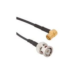 1 pcs : 245103-02-18.00 - RF Cable Assemblies STR/SMB R/A Plug RG-174 cable 18in