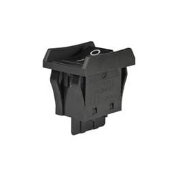 1 pcs : JWM11BA2A-A - Rocker Switches SPST TV5 RATED BLK BARIER/CAP VERT MARK
