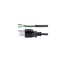1 pcs : PC-ASLK030M - AC Power Leads Power cord, NEMA 5-15P to Open Bare Leads, 3m, black