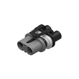 1 pcs : 33503726 - Automotive Connectors 2 way Female APEX Halogen Bulb Series Black CONN