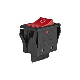 1 pcs : JWM11RC1A - Rocker Switches 10A SPST ON OFF RED