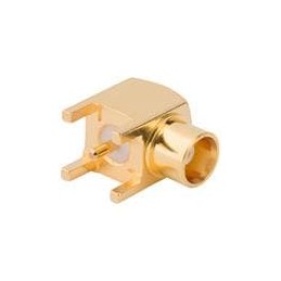 1 pcs : 252220 - RF Connectors / Coaxial Connectors MCX R/A PCB Jack