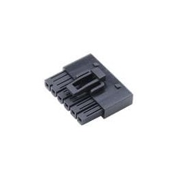 1 pcs : 215913-1006 - Power to the Board Mini-Fit Max Receptacle Housing, Single Row, UL 94V-0, 6 Circuits, Glow-Wire Capable, B