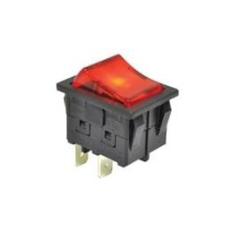 1 pcs : RBW2ABLKRILFF1 - Rocker Switches Fully Illuminated IP66 Rocker Switch