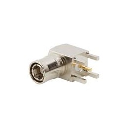 1 pcs : 142140 - RF Connectors / Coaxial Connectors SMB R/A PLUG PCB NICKEL