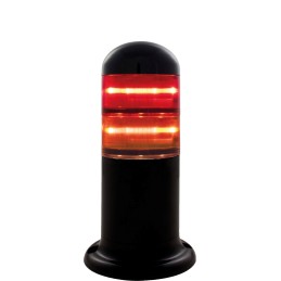 1 pcs - RS PRO Red/Amber Signal Tower, 2 Lights, 120 - 240 V