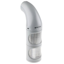 1 pcs - Werma 894 Series Clear Signal Tower, 2 Lights, 115 - 230 V ac, Tube, Wall Mount