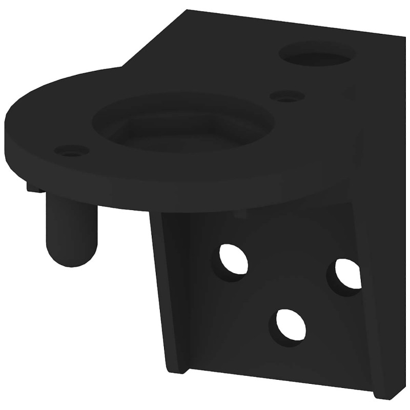 1 pcs - Siemens IP65 Rated Black Mounting Bracket for use with Signalling columns