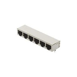 1 pcs : 09455511126 - Modular Connectors / Ethernet Connectors RJ Industrial RJ45 6-port Jack Cat5, solder, angled