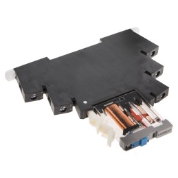 1 pcs - Omron DIN Rail Power Relay, 24V dc Coil, 6A Switching Current, SPDT