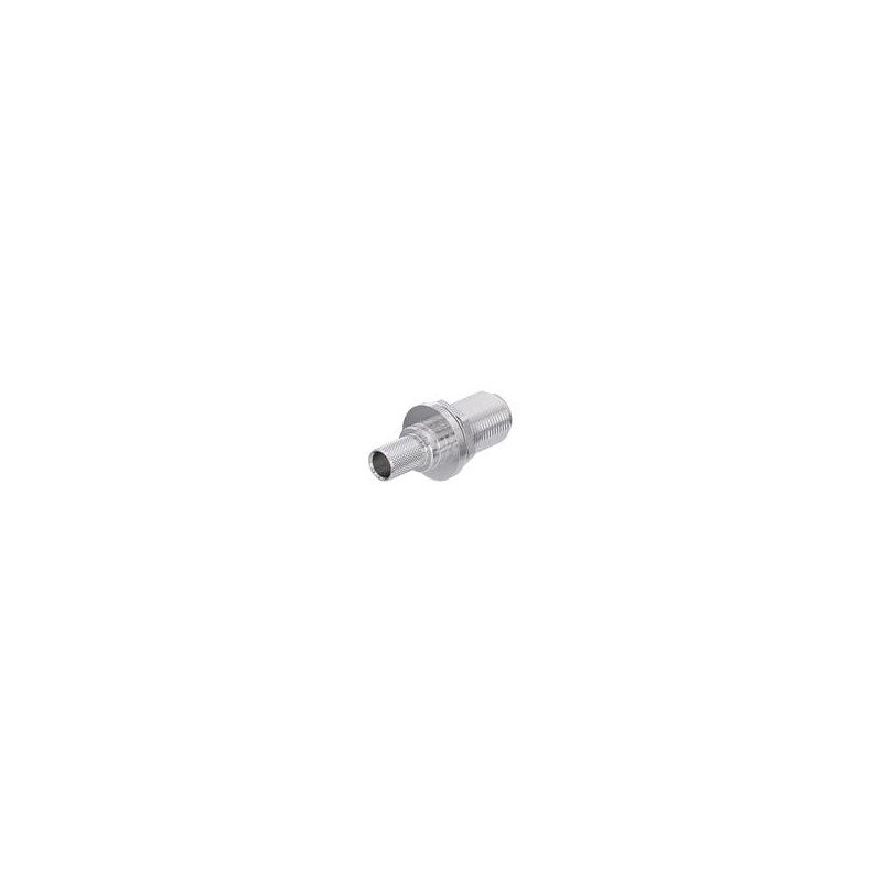 1 pcs : EZ-400-NF-BH-X - RF Connectors / Coaxial Connectors N-female (jack) bulkhead crimp non-solder pin, no braid trim