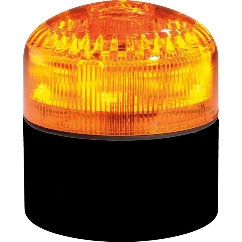 1 pcs - RS PRO Amber Sounder Beacon, 12 - 24 V, IP65, Base Mount, 105dB at 1 Metre