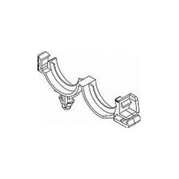 1 pcs : 12004614 - Automotive Connectors CONDUIT CLIP ROSEBUD SIZE 19 6.35 DIAM