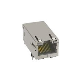 1 pcs : 0826-1X1T-JKB-F - Modular Connectors / Ethernet Connectors MagJackRJ45,1X1,5G,4PPOE 600mA,TAB UP,GO/Y,WAVE SOLDER