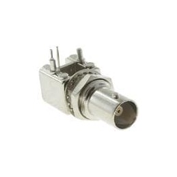 1 pcs : VBM211-75 - RF Connectors / Coaxial Connectors BNC R/A PCB Mt Jack Shielded