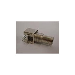 1 pcs : VBM211C-75 - RF Connectors / Coaxial Connectors BNC R/A PCB Mt Jack Shielded Low Profile