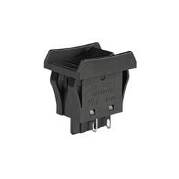 1 pcs : JWM21BAA-A - Rocker Switches 10A DPST ON-OFF TV-5 BLACK W/BARRIER