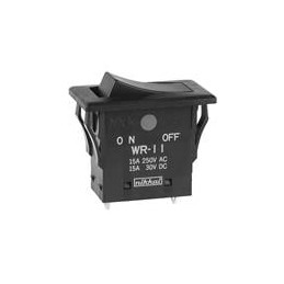 1 pcs : WR11AS - Rocker Switches SPST ON-NONE-OFF SOLDER LUG SEALED