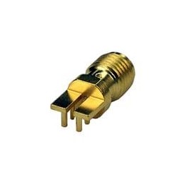 1 pcs : 142-0761-801 - RF Connectors / Coaxial Connectors PCB JACK 50 OHM GOLD ROUND BODY