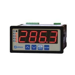1 pcs - Simex LED Digital Panel Multi-Function Meter for Current, Voltage, 43mm x 90.5mm