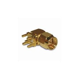 1 pcs : 132135 - RF Connectors / Coaxial Connectors SMA R/A PCB PLUG