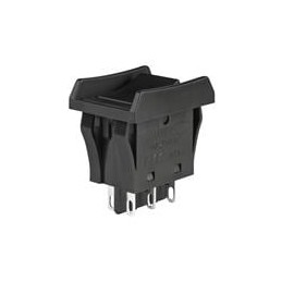 1 pcs : JWM22BAA-A - Rocker Switches 10A DPDT ON-ON BLK
