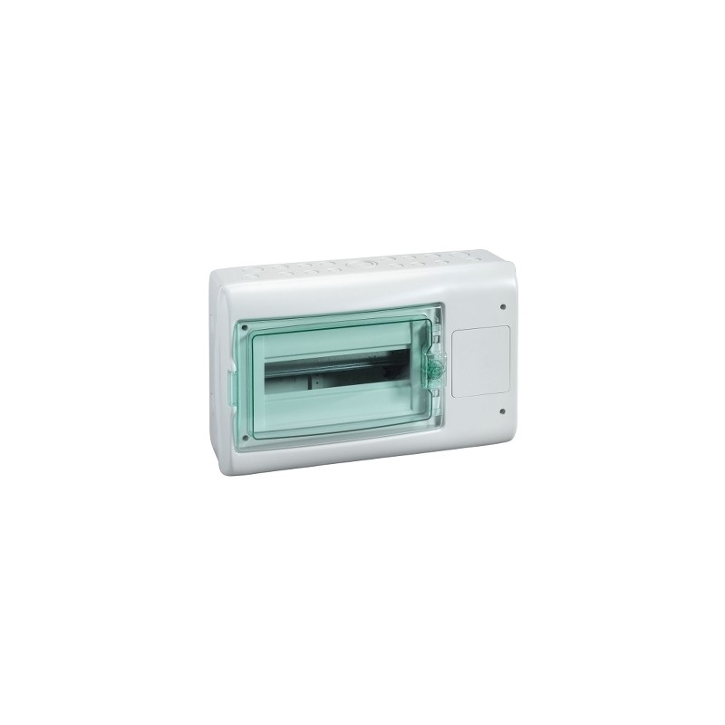 1 pcs - Schneider Electric Mureva Light Grey Smooth Polymer Electrical Enclosure, IEC, IP65, Surface Mount Mount, 1 Gangs, 280