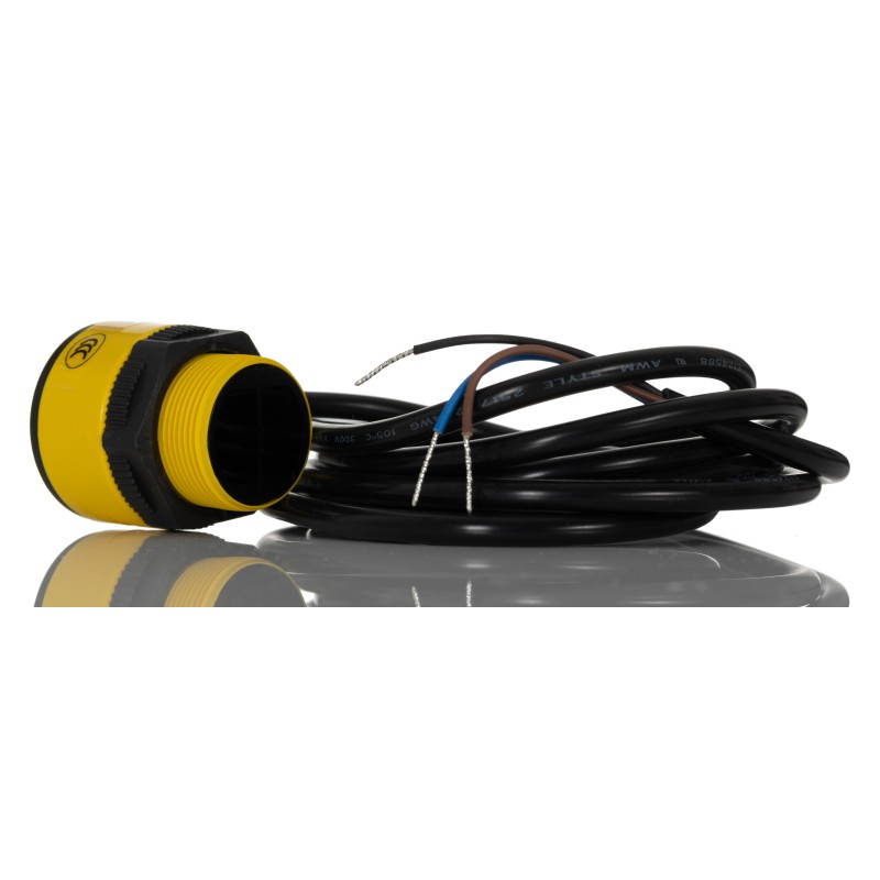 1 pcs - Banner Diffuse Photoelectric Sensor, Barrel Sensor, 400 mm Detection Range