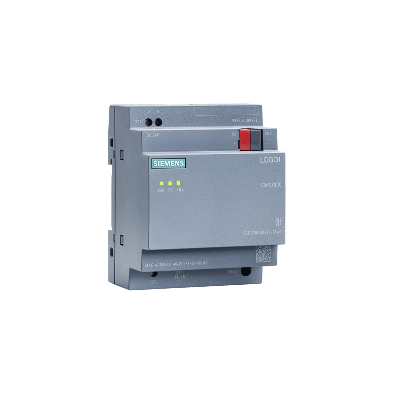 1 pcs - Siemens LOGO! Series Communication Module for Use with LOGO! 8, LOGO! 8.2, 24 V dc Supply, Digital Output, 2-Input,