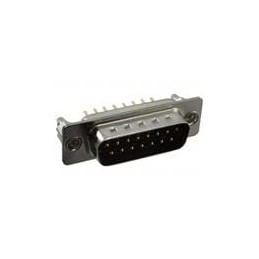 1 pcs : 772-E15-113R051 - D-Sub Standard Connectors IP67,15P M VERT NI W/CLINCH NUT 10
