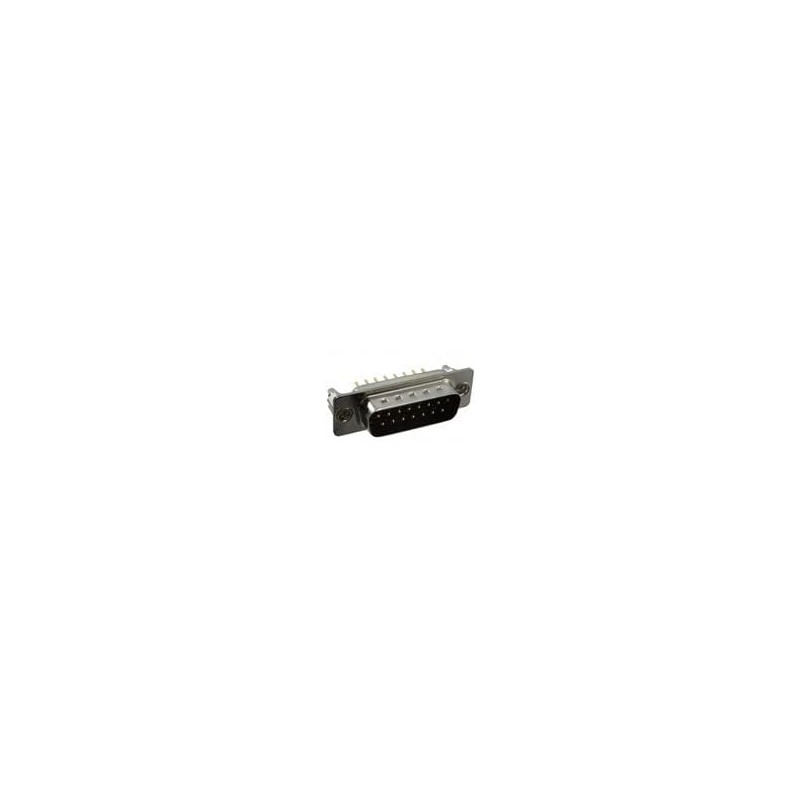 1 pcs : 772-E15-113R051 - D-Sub Standard Connectors IP67,15P M VERT NI W/CLINCH NUT 10