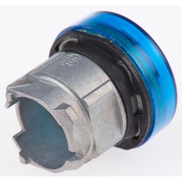 1 pcs - Schneider Electric Blue Pilot Light Head, 22mm Cutout Harmony XB4 Series
