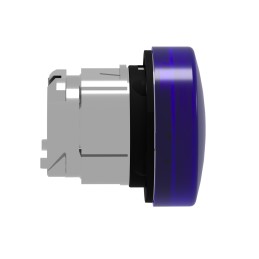 1 pcs - Schneider Electric Blue Pilot Light Head, 22mm Cutout Harmony XB4 Series