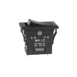 1 pcs : WR12AS - Rocker Switches SPDT ON-NONE-ON SOLDER LUG SEALED